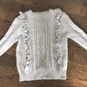 Grey knit sweater